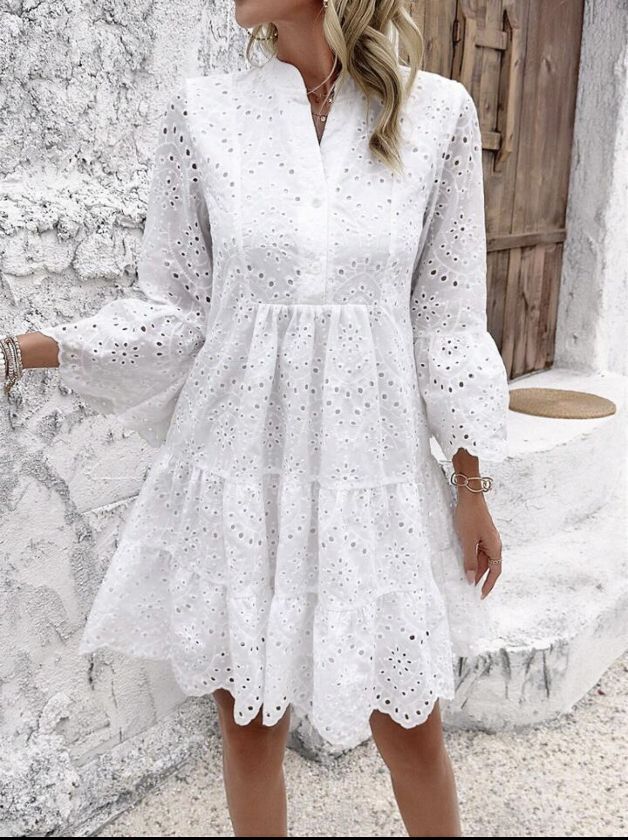 Wholesaler C.CONSTANTIA - Tunic dress in cotton lace