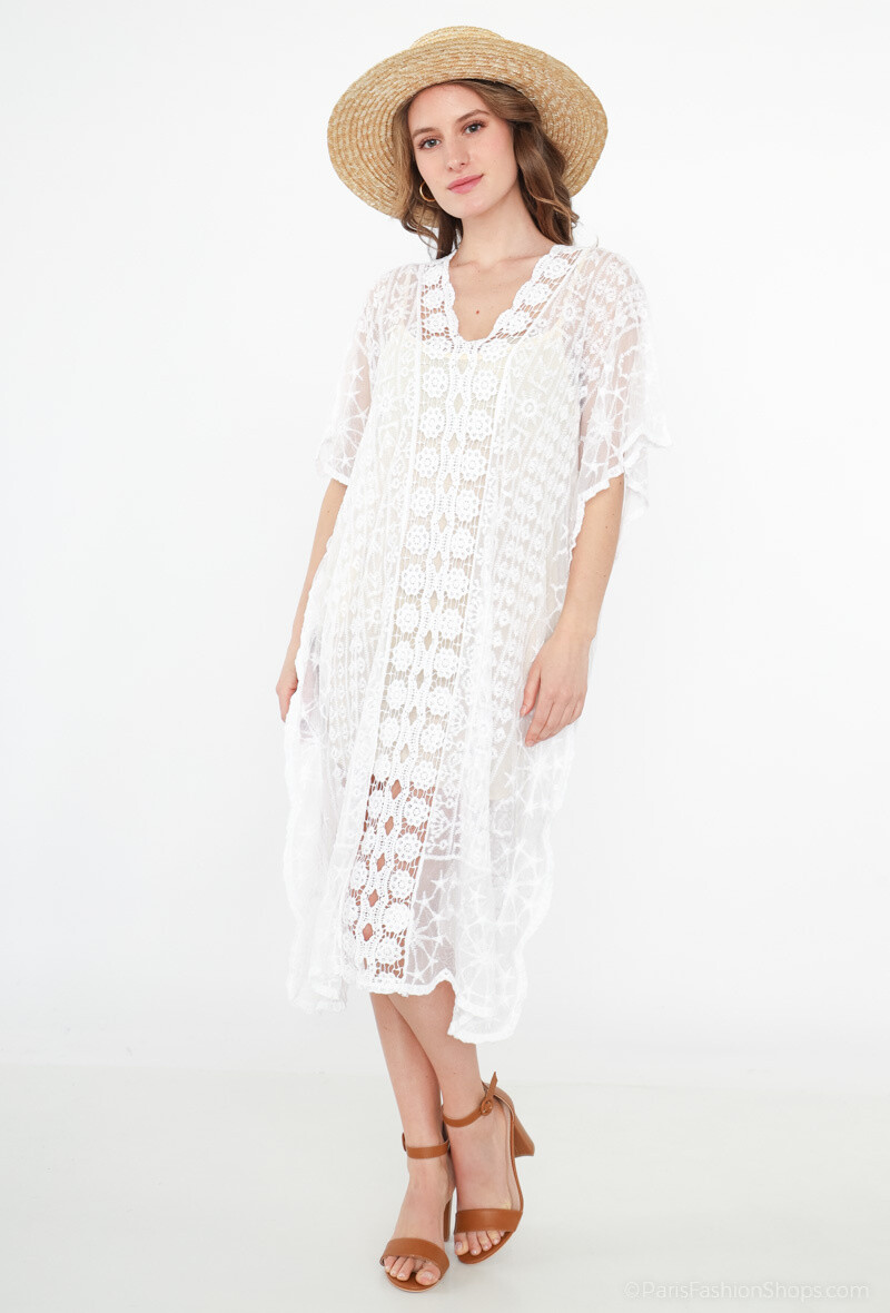 Wholesaler C.CONSTANTIA - Crochet lace tunic