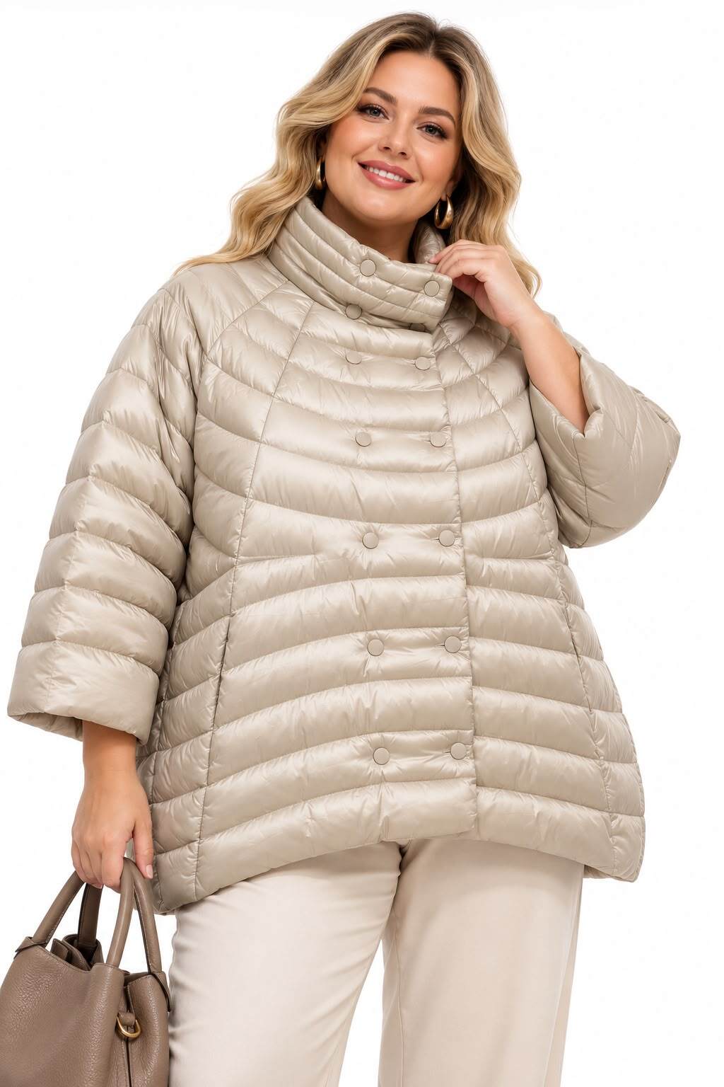 Mayorista C'FASHION - Chaqueta acolchada ligera de talla grande
