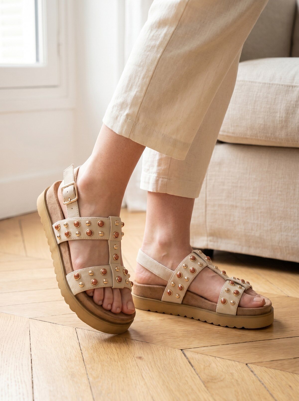 Mayorista C'M Paris - Sandalias planas