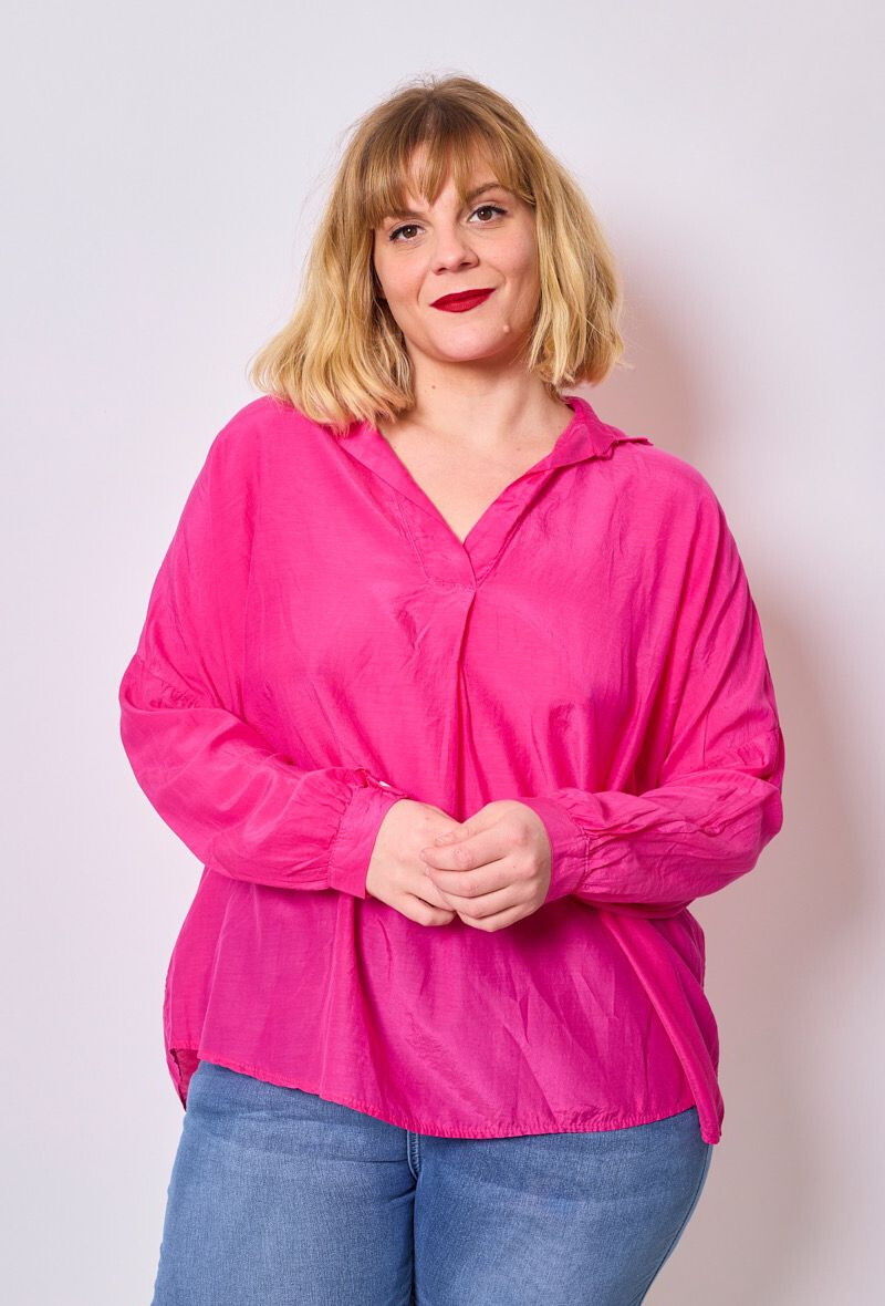 Wholesaler C'MELODIE - Silk cotton veil blouse