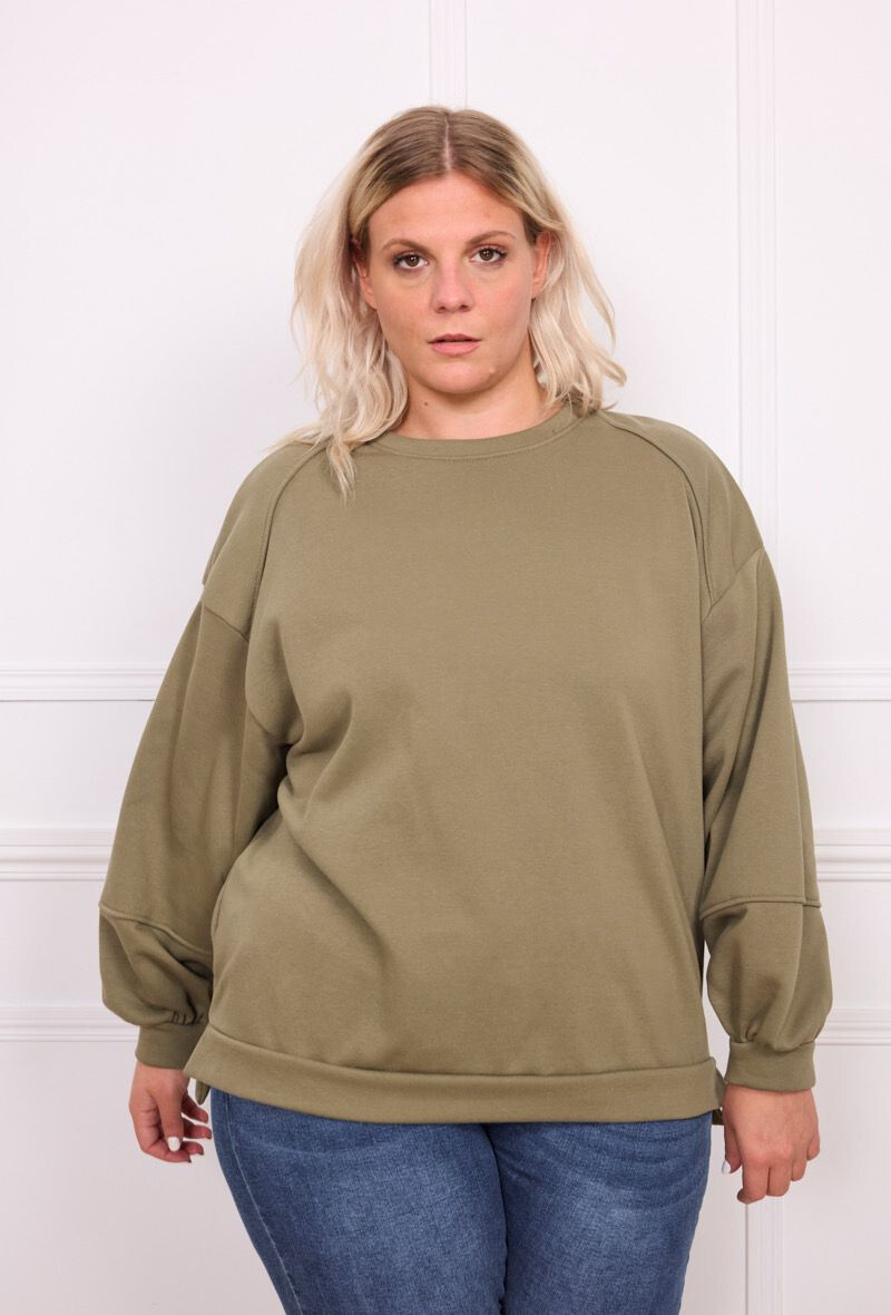 Wholesaler C'MELODIE - Large waist sweatshirt