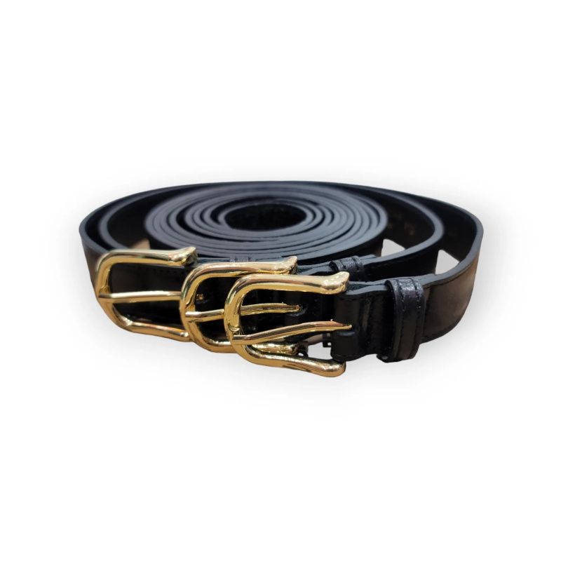 Wholesaler C'MELODIE - Large size double -loop leather belt