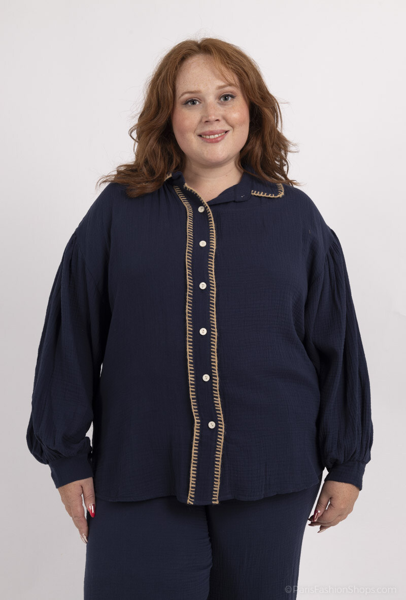 Wholesaler C'MELODIE - Plus Size Shirt