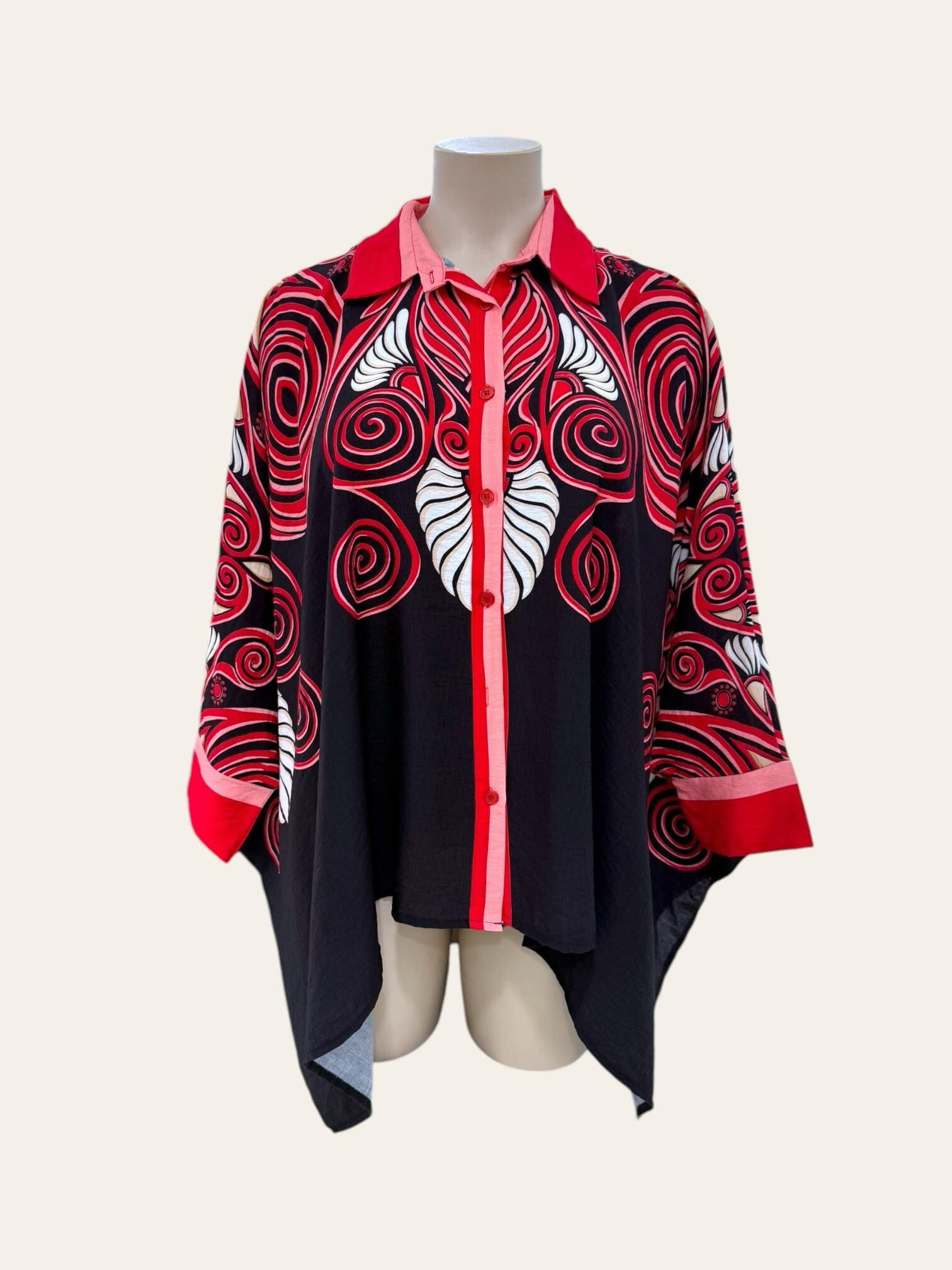 Grossiste C'MELODIE - Grande Taille Chemise Poncho