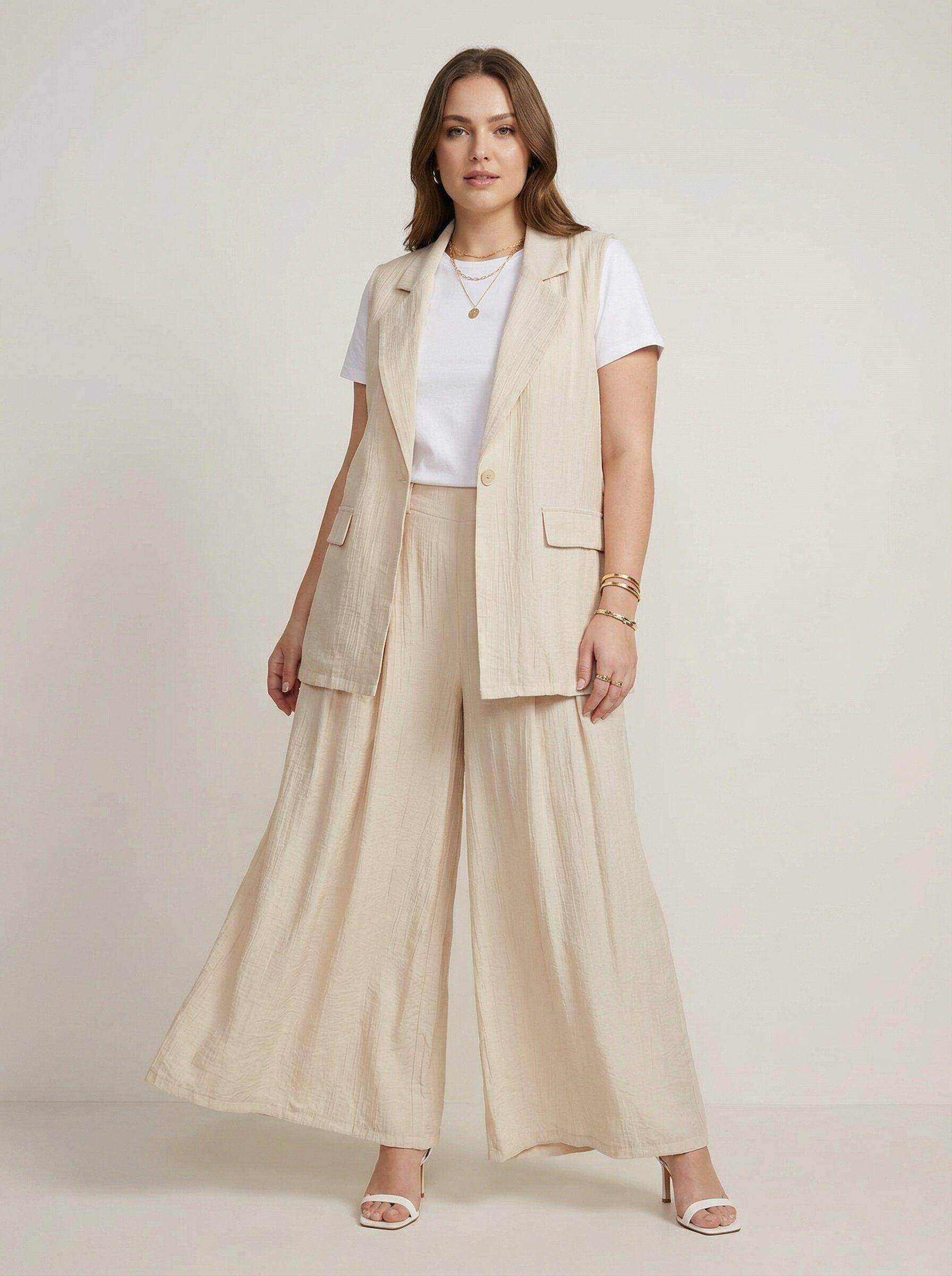 Grossista C'MELODIE - Taglia Grande - Gilet lungo senza maniche
