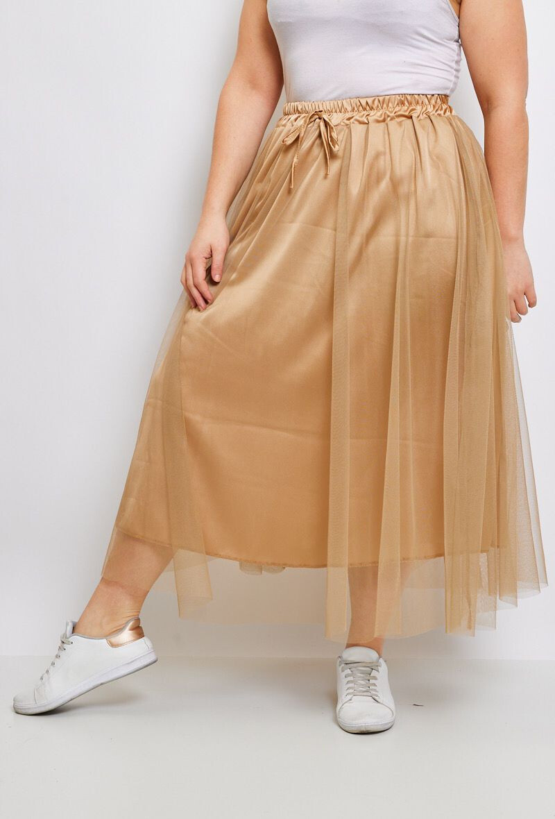 Wholesaler C'MELODIE - PLUS SIZE TULLE SKIRT