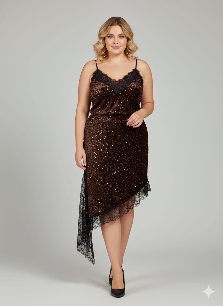 Grossiste C'MELODIE - Grande Taille - Jupe Chic