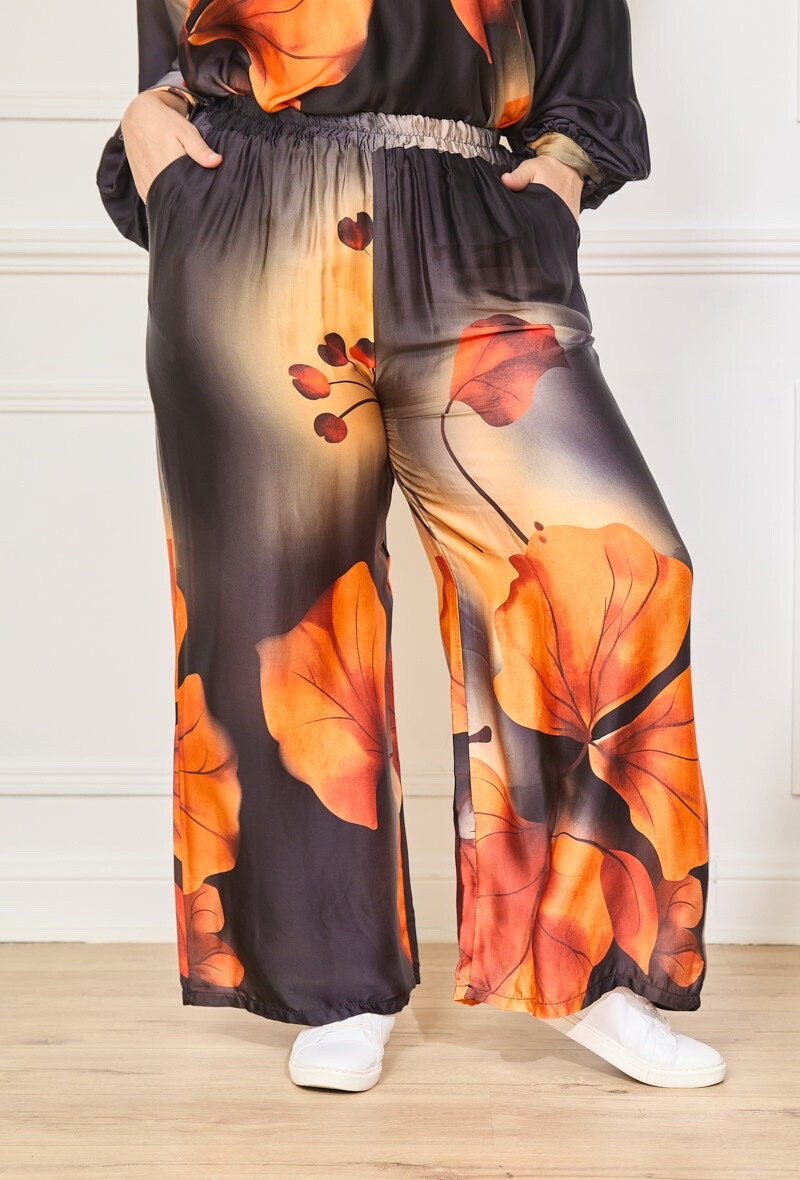Wholesaler C'MELODIE - Large Fluid Floral Print Pants