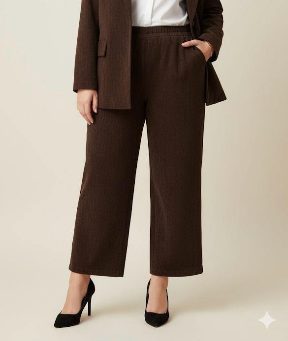 Grossiste C'MELODIE - Grande Taille - Pantalon fluide coupe large
