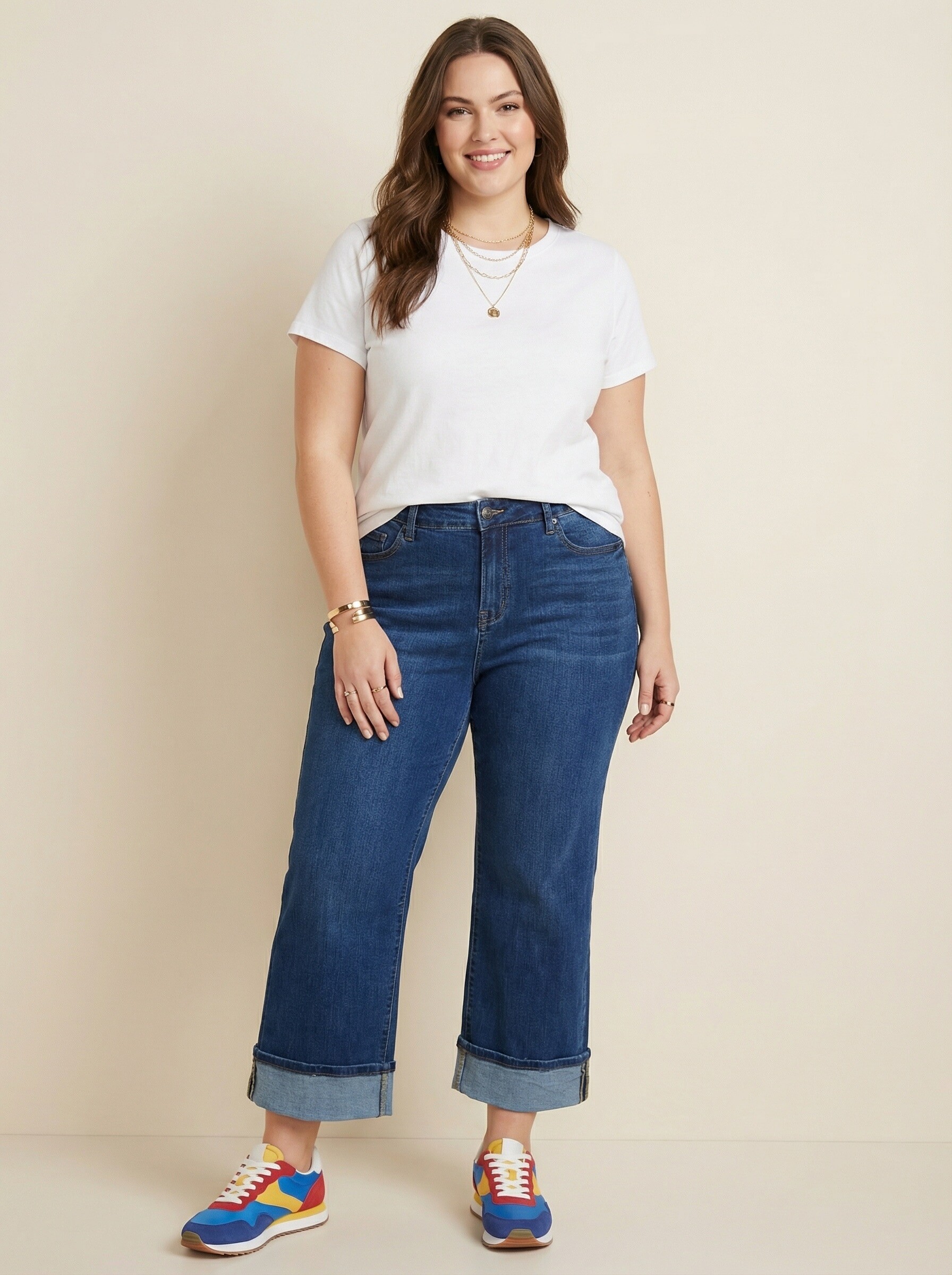 Wholesaler C'MELODIE - Plus Size 7/8 Jeans