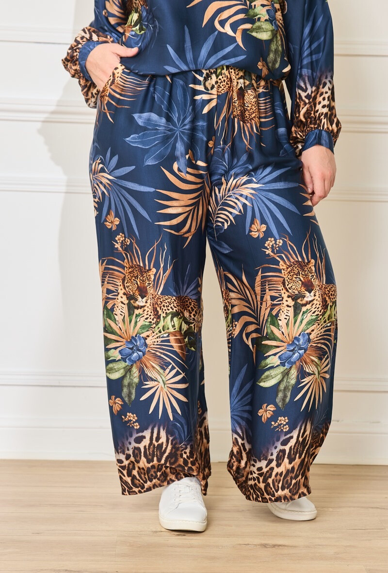 Grossiste C'MELODIE - Grande Taille Pantalon  fluide imprimé