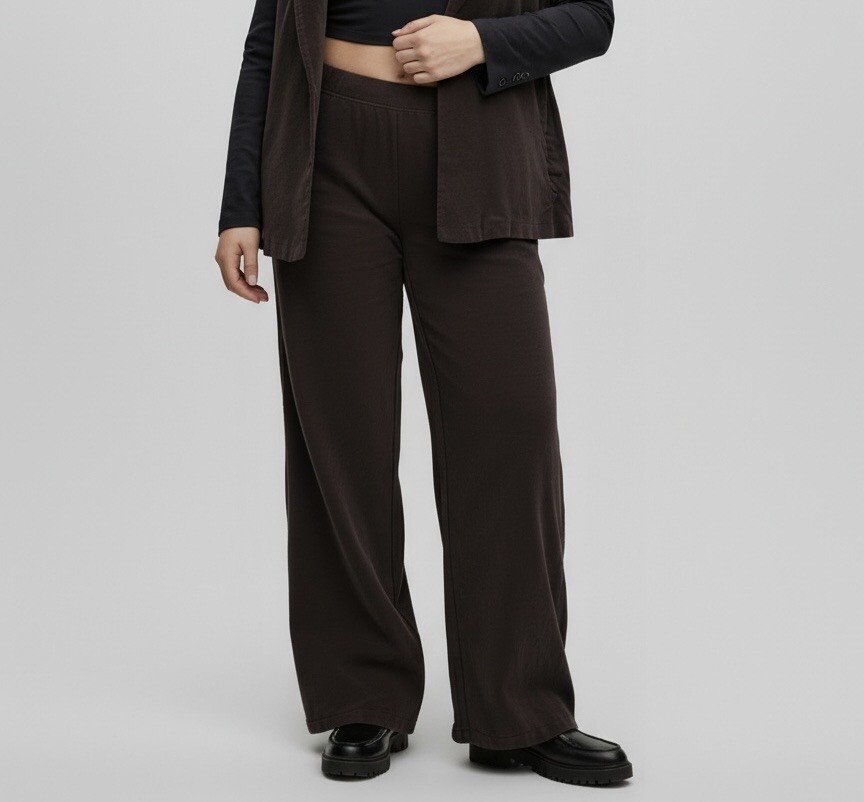 Grossiste C'MELODIE - Grande Taille - Pantalon fluide large moderne
