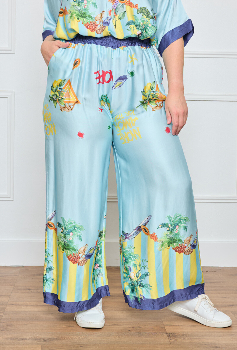 Wholesaler C'MELODIE - Large printed loose pants