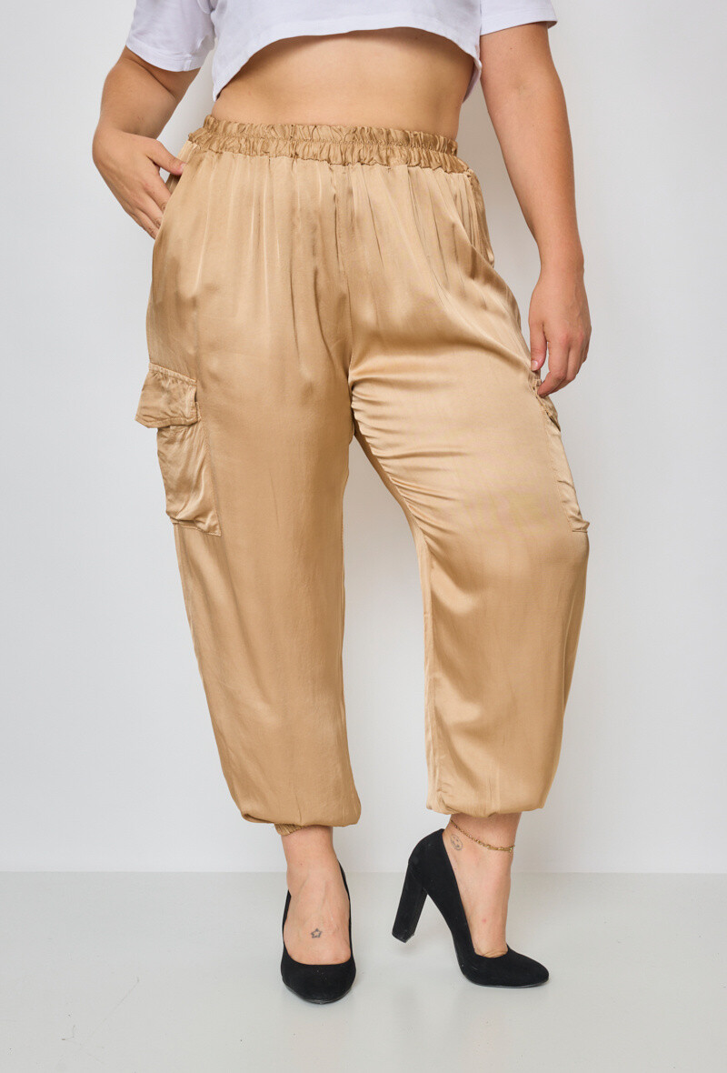 Wholesaler C'MELODIE - Feminine chic cargo pants