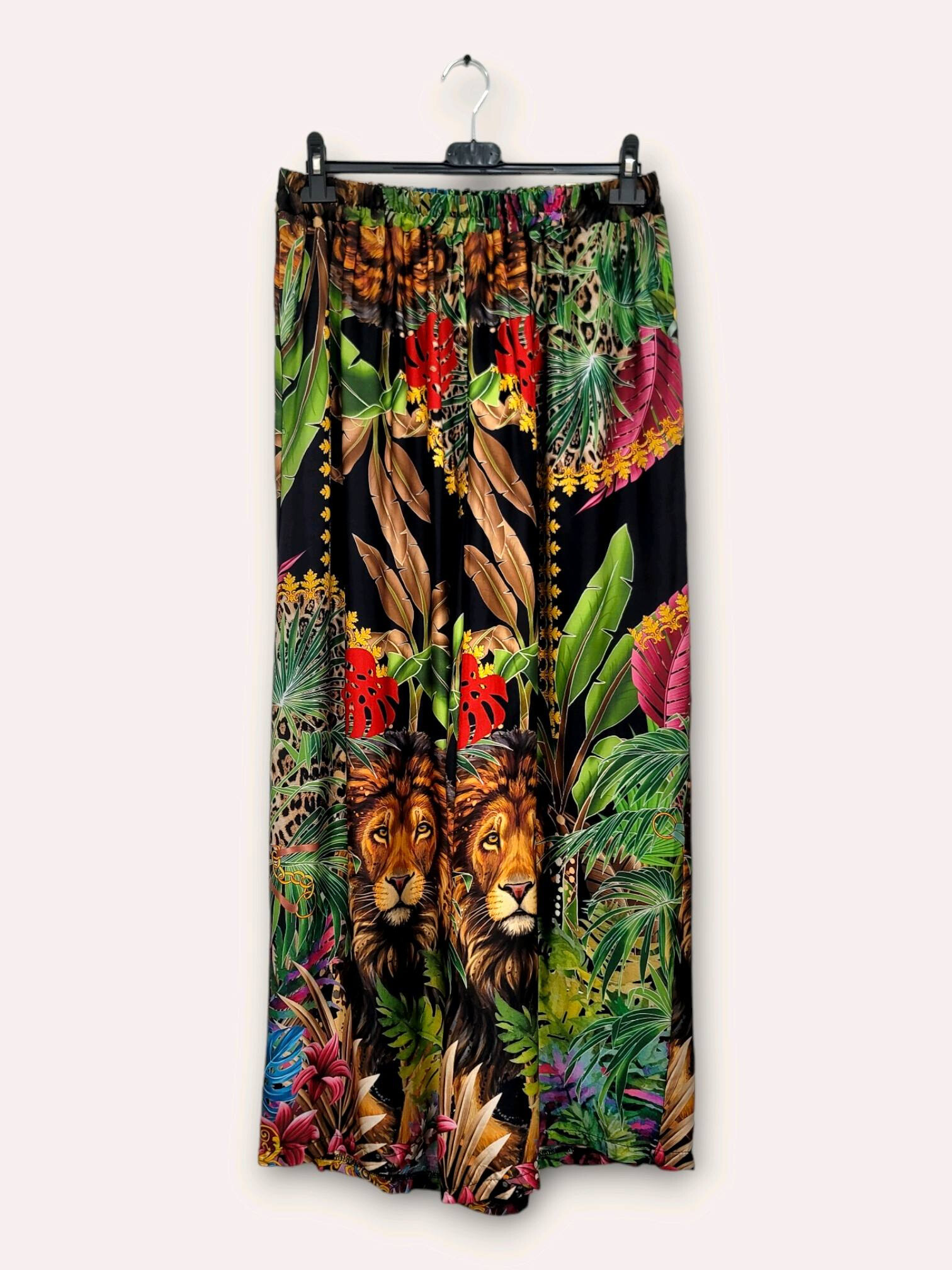 Wholesaler C'MELODIE - Large size Fluid animal print pants