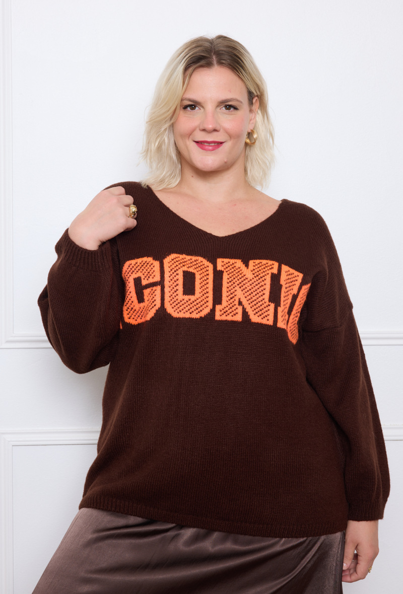 Wholesaler C'MELODIE - LARGE Size Iconic Sweater
