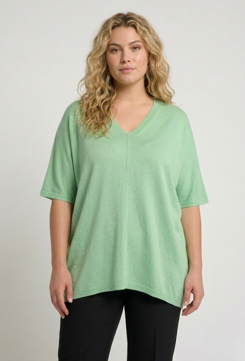 Grossista C'MELODIE - Taglia Grande - Maglione in Maglia Fluida
