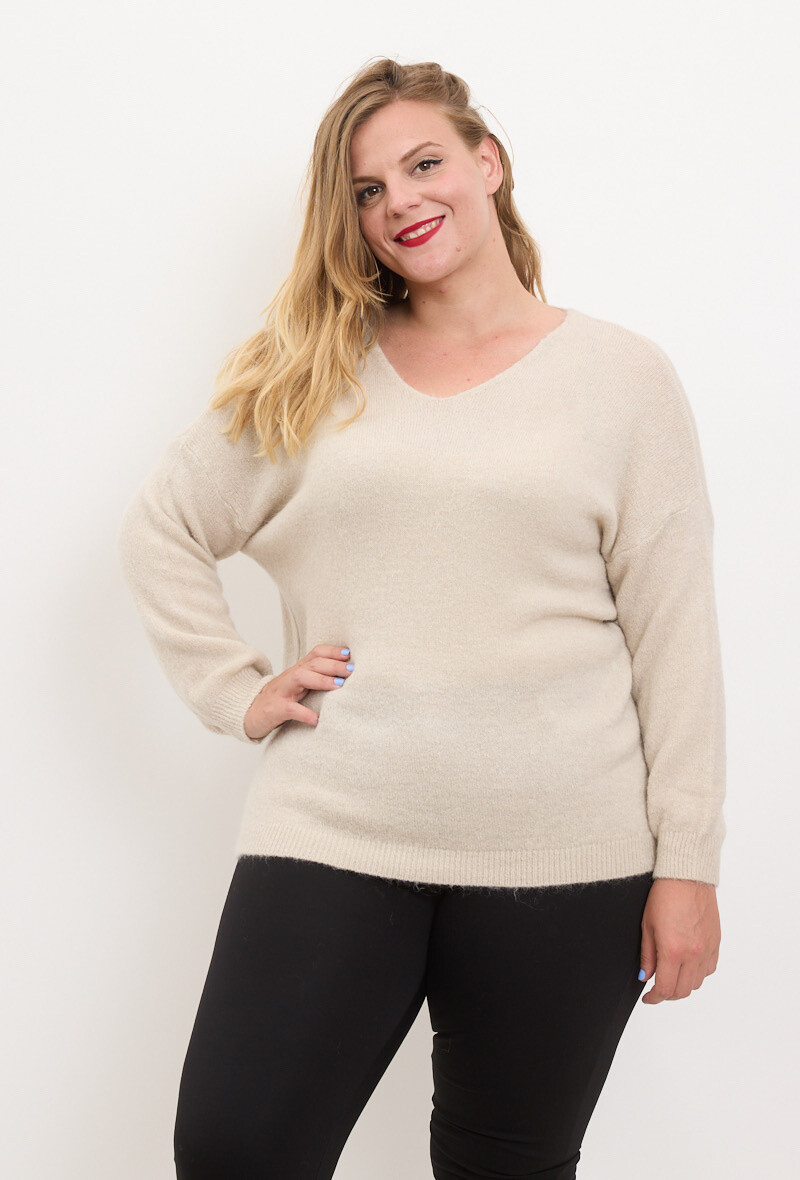 Wholesaler C'MELODIE - Large size mohair sweater