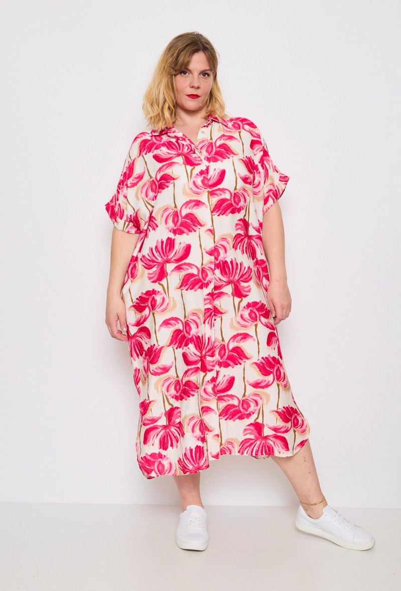 Wholesaler C'MELODIE - Long printed dress