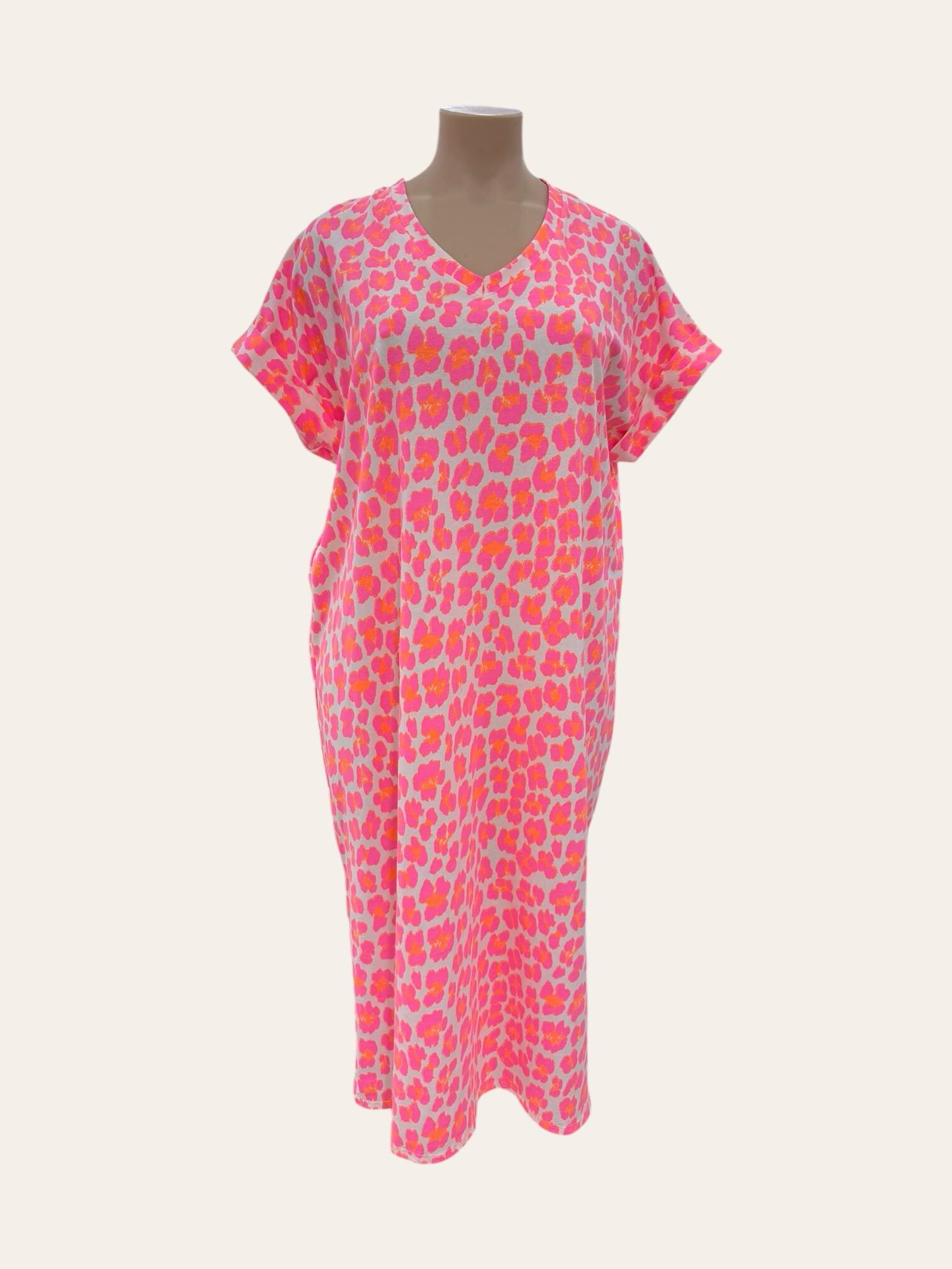 Mayorista C'MELODIE - Vestido de gran tamaño con collar V