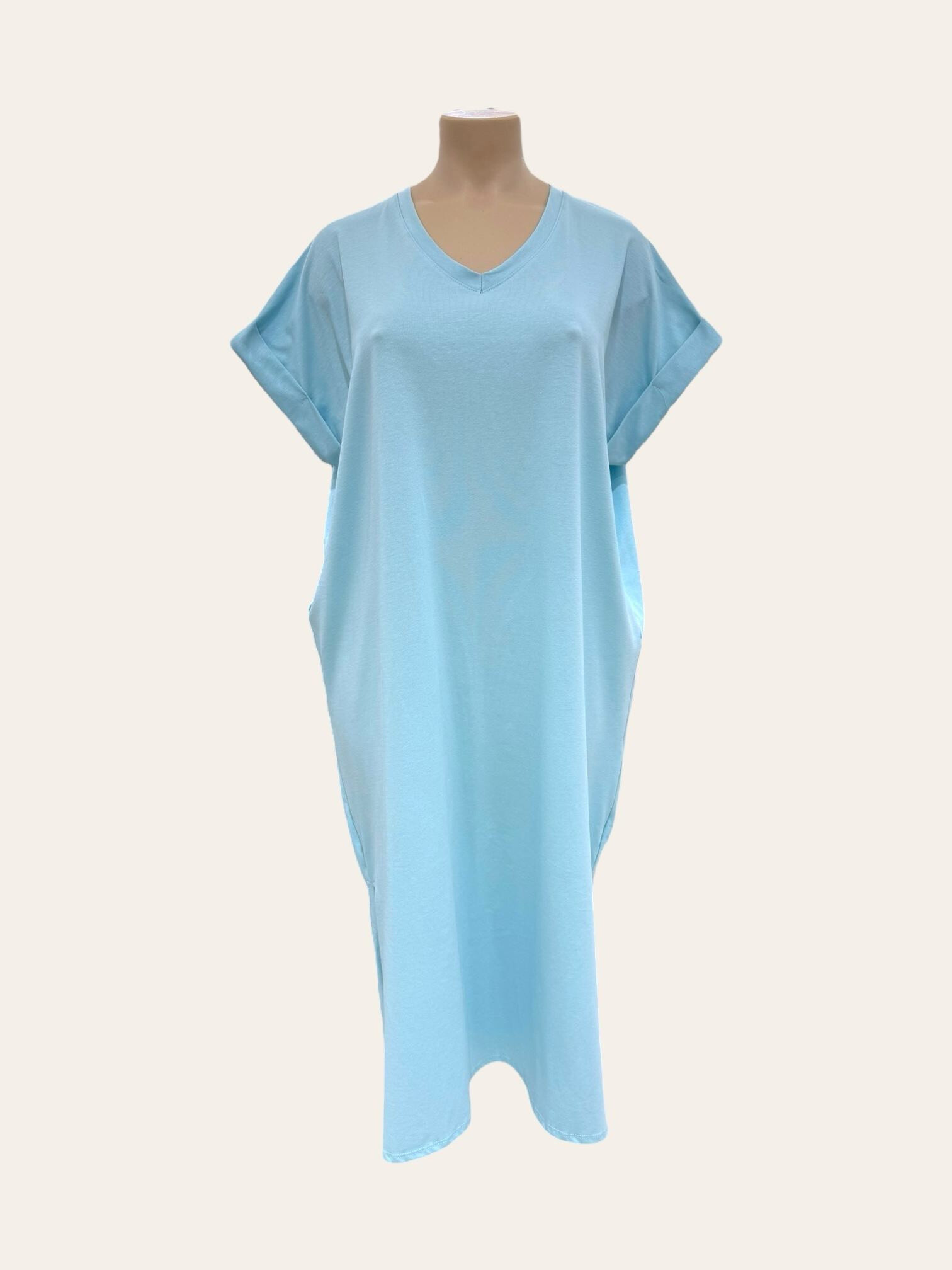 Mayorista C'MELODIE - Vestido informal de gran tamaño con mangas cortas
