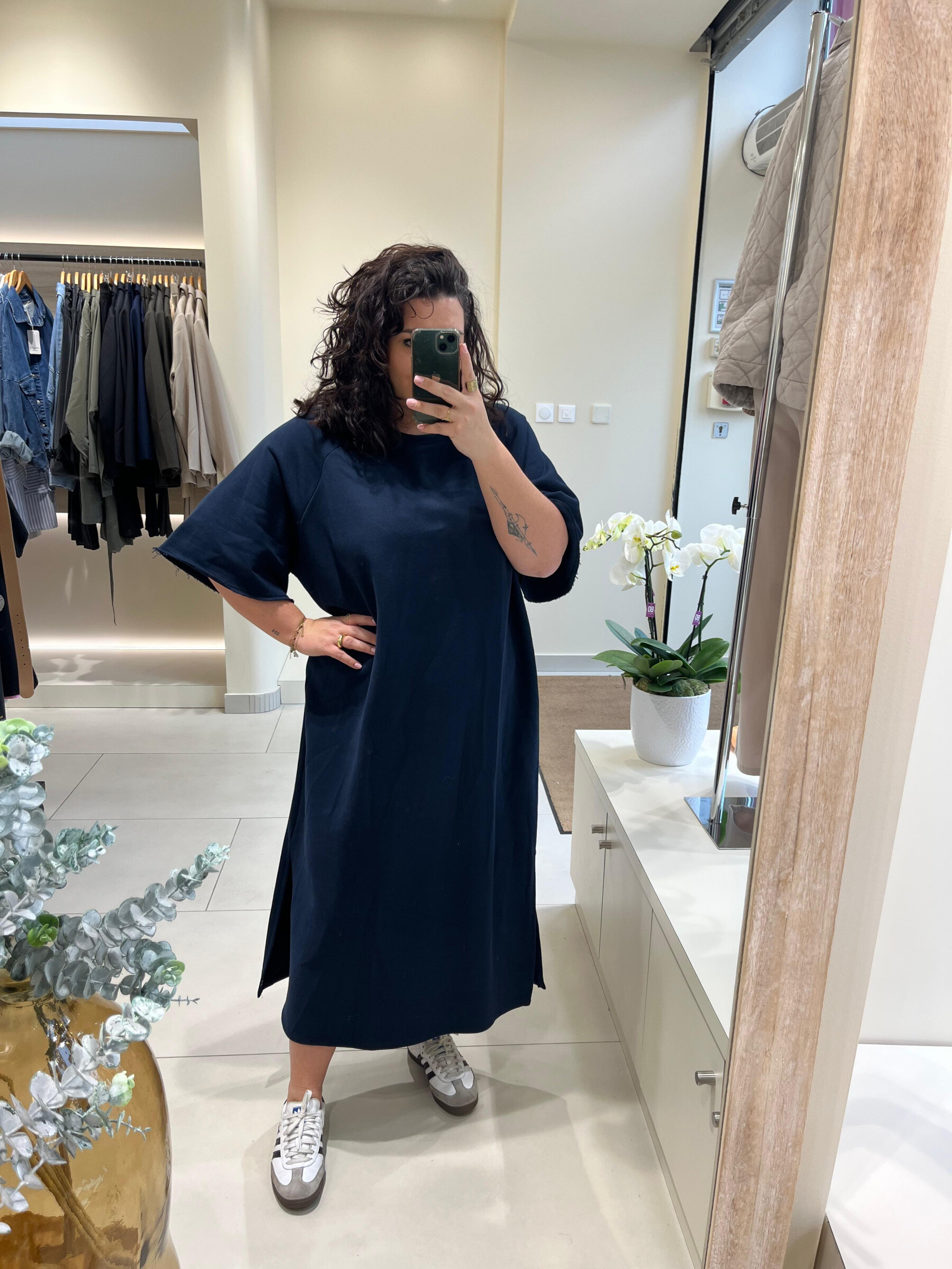 Mayorista C'MELODIE - Talla Grande - Vestido Camiseta con Mangas Anchas