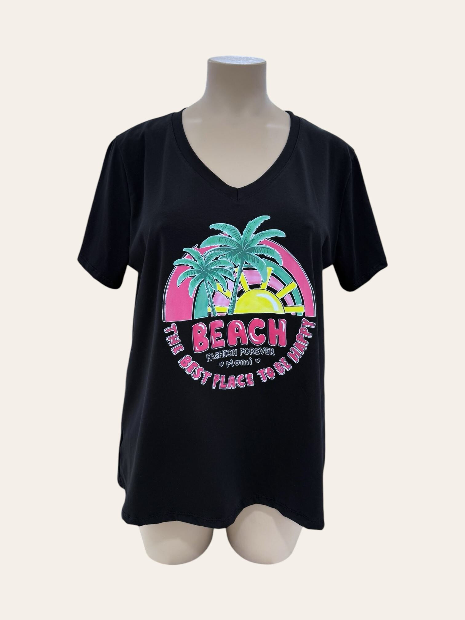 Mayorista C'MELODIE - Camiseta de impresión relajada de gran tamaño