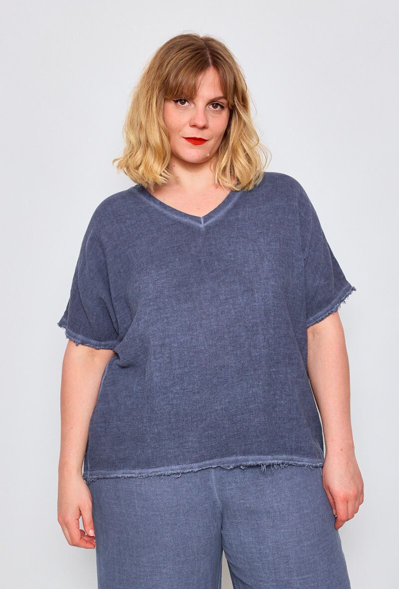 Großhändler C'MELODIE - T-Shirt aus Baumwollleinen