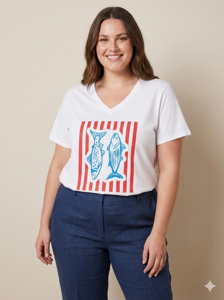 Haut Manches Courtes Imprimé Floral Papillons - Taille XL/XXL - Occasion Très Bon état