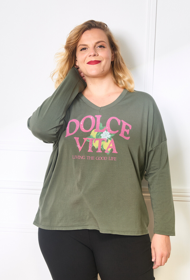 Grossiste C'MELODIE - T-shirt ample à imprimé