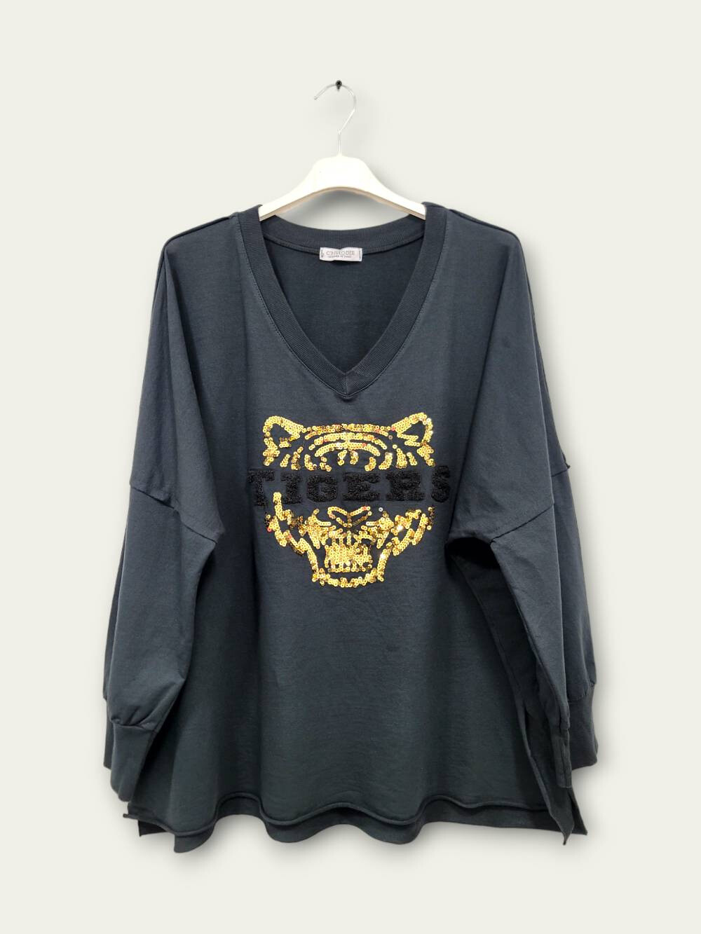 Mayorista C'MELODIE - Camiseta de manga larga extragrande en talla grande