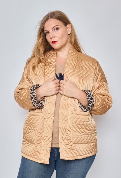 Grossiste C'MELODIE - Grande Taille Veste Matelassée Chic Grossiste C'MELODIE - Grande Taille Veste Matelassée Chic