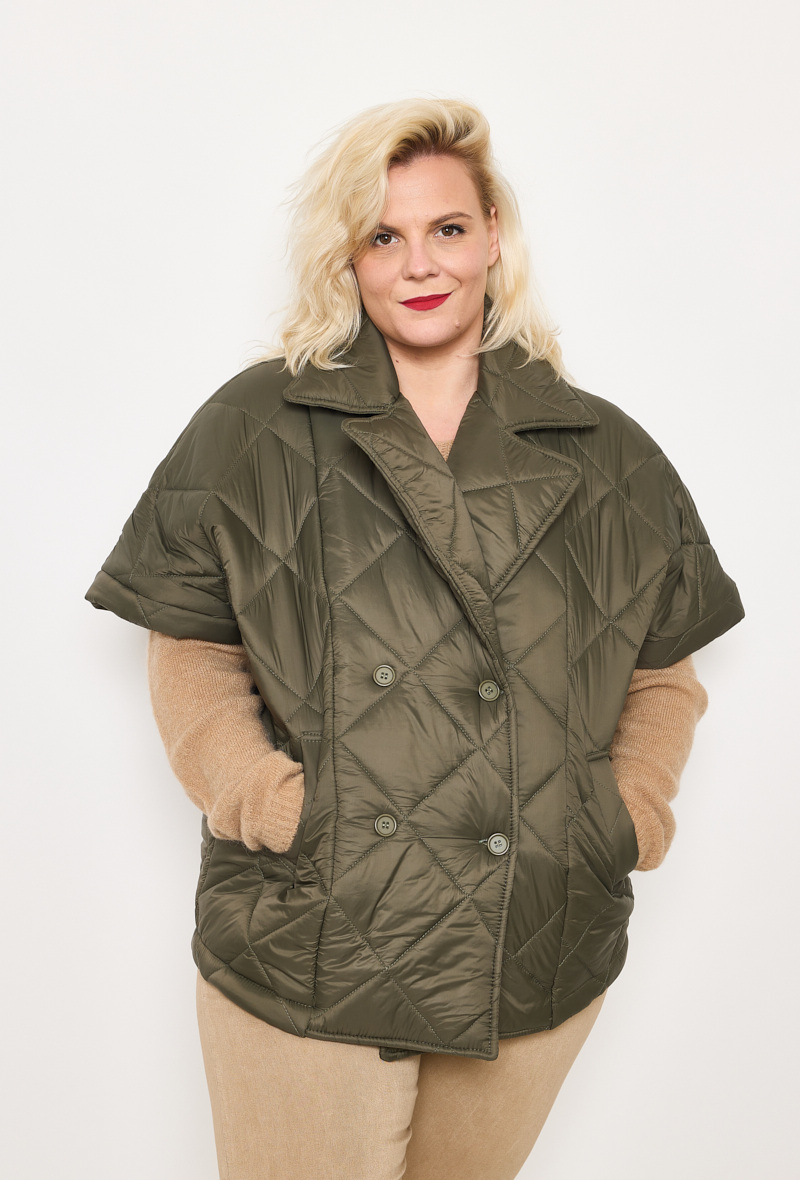 Grossiste C'MELODIE - Grande Taille - Veste matelassée oversize