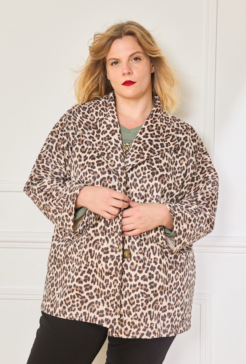 Großhändler C'MELODIE - Chic bedruckte Jacke