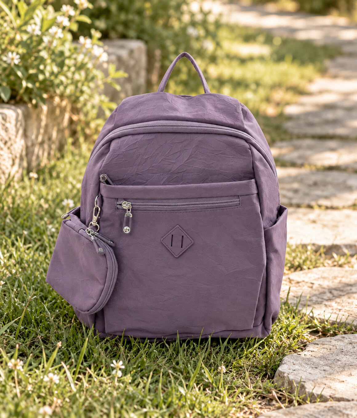 Mayorista CALEYNA - Mochila de nylon suave y ligera con llavero