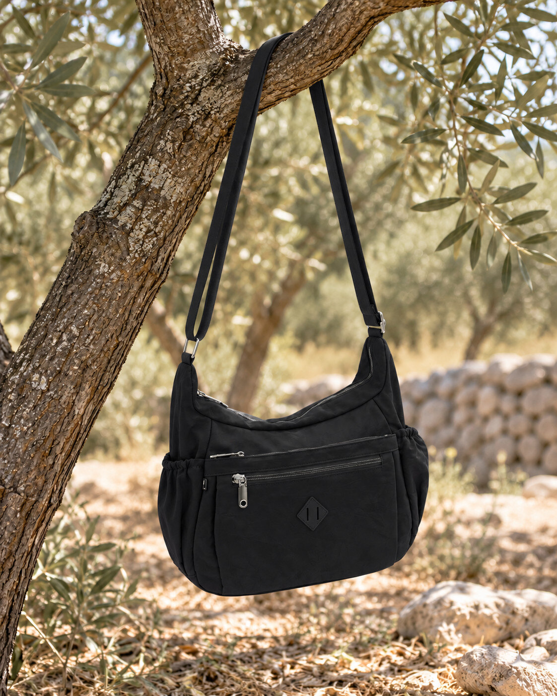Mayorista CALEYNA - Bolso bandolera suave y ligero de nylon