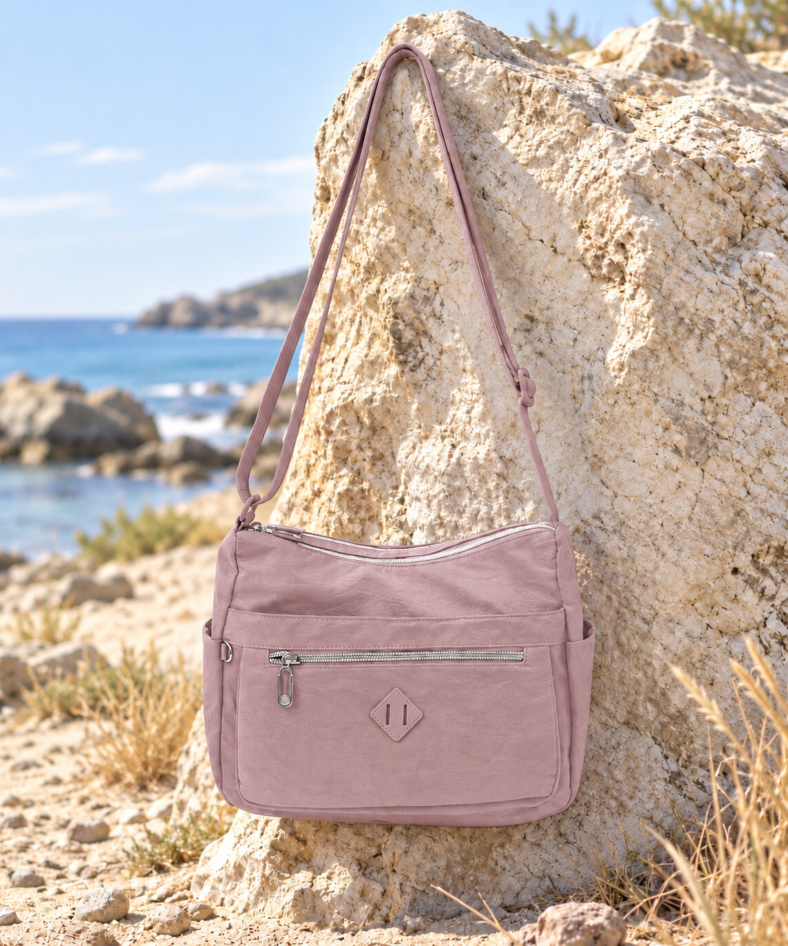 Mayorista CALEYNA - Bolso bandolera suave y ligero de nylon