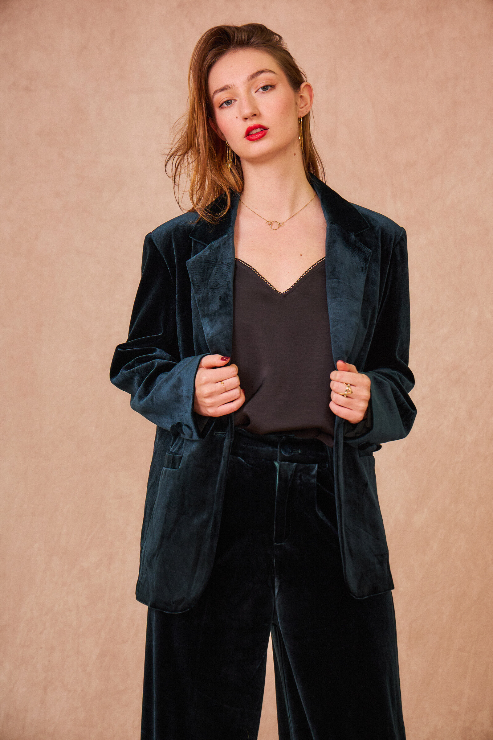 Wholesaler Calie Paris - FAUSTIN velvet jacket