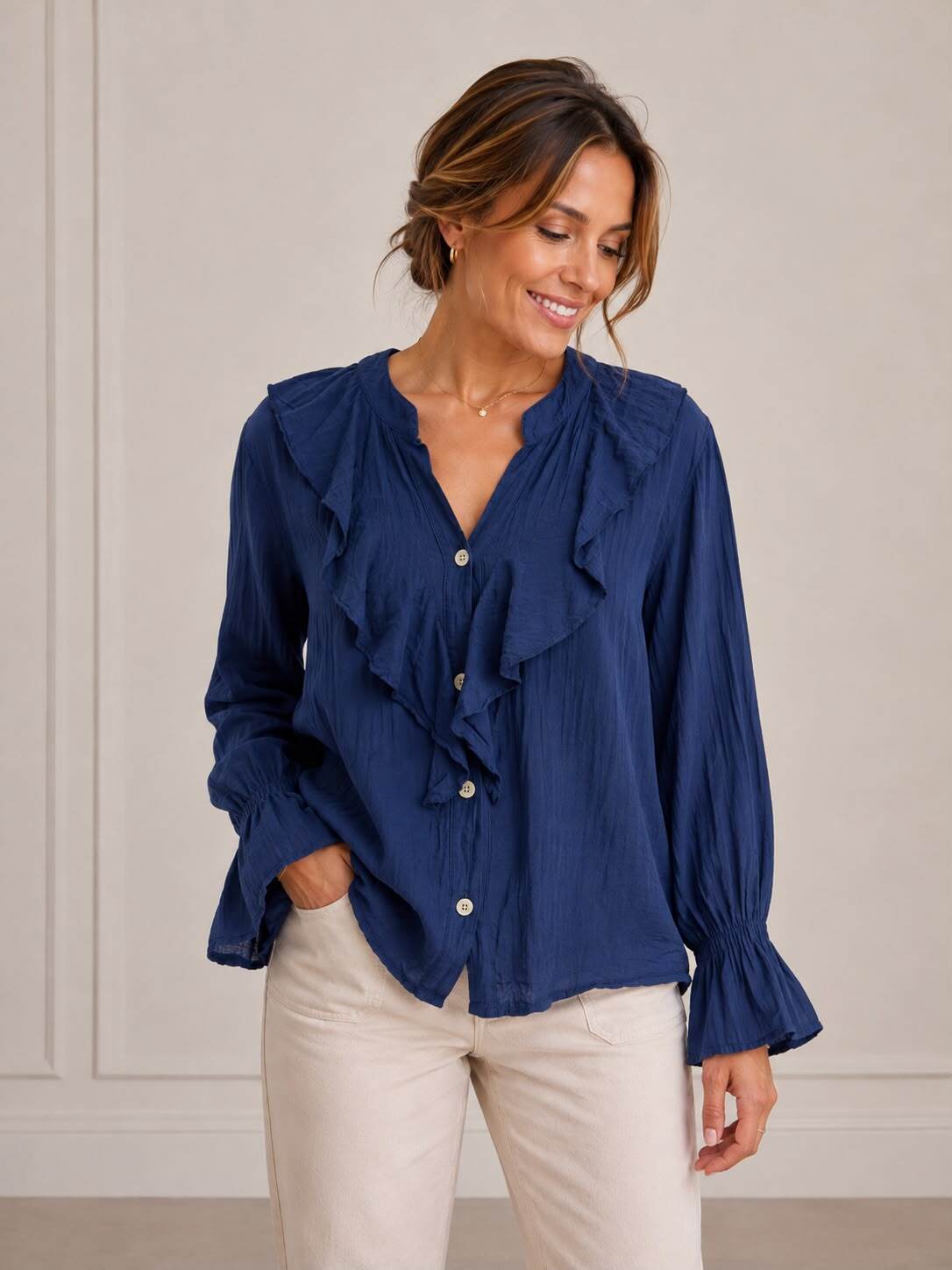 Mayorista CAMILLIA - Camisa de viscosa