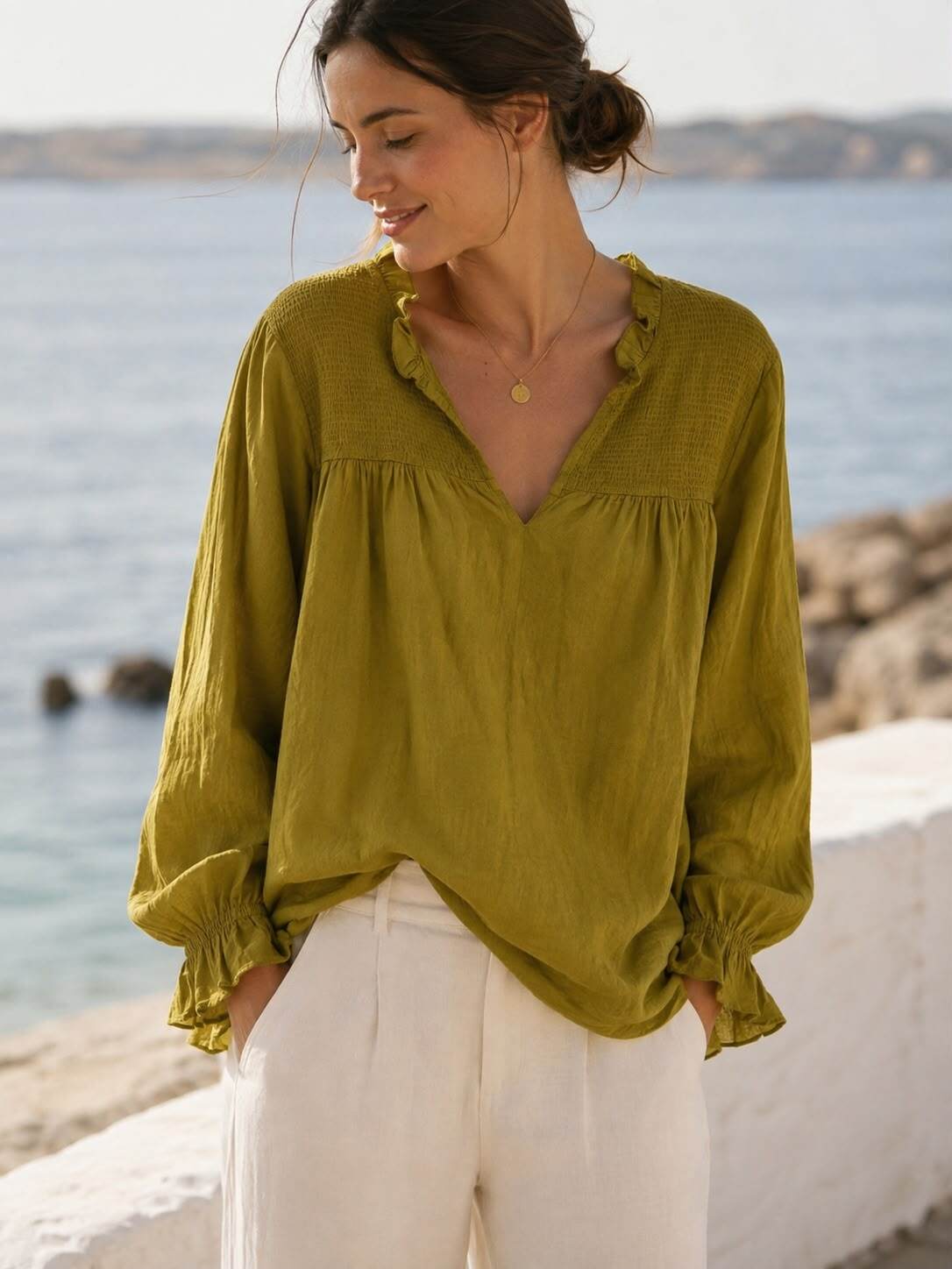 Grossista CAMILLIA - Camicia di cotone