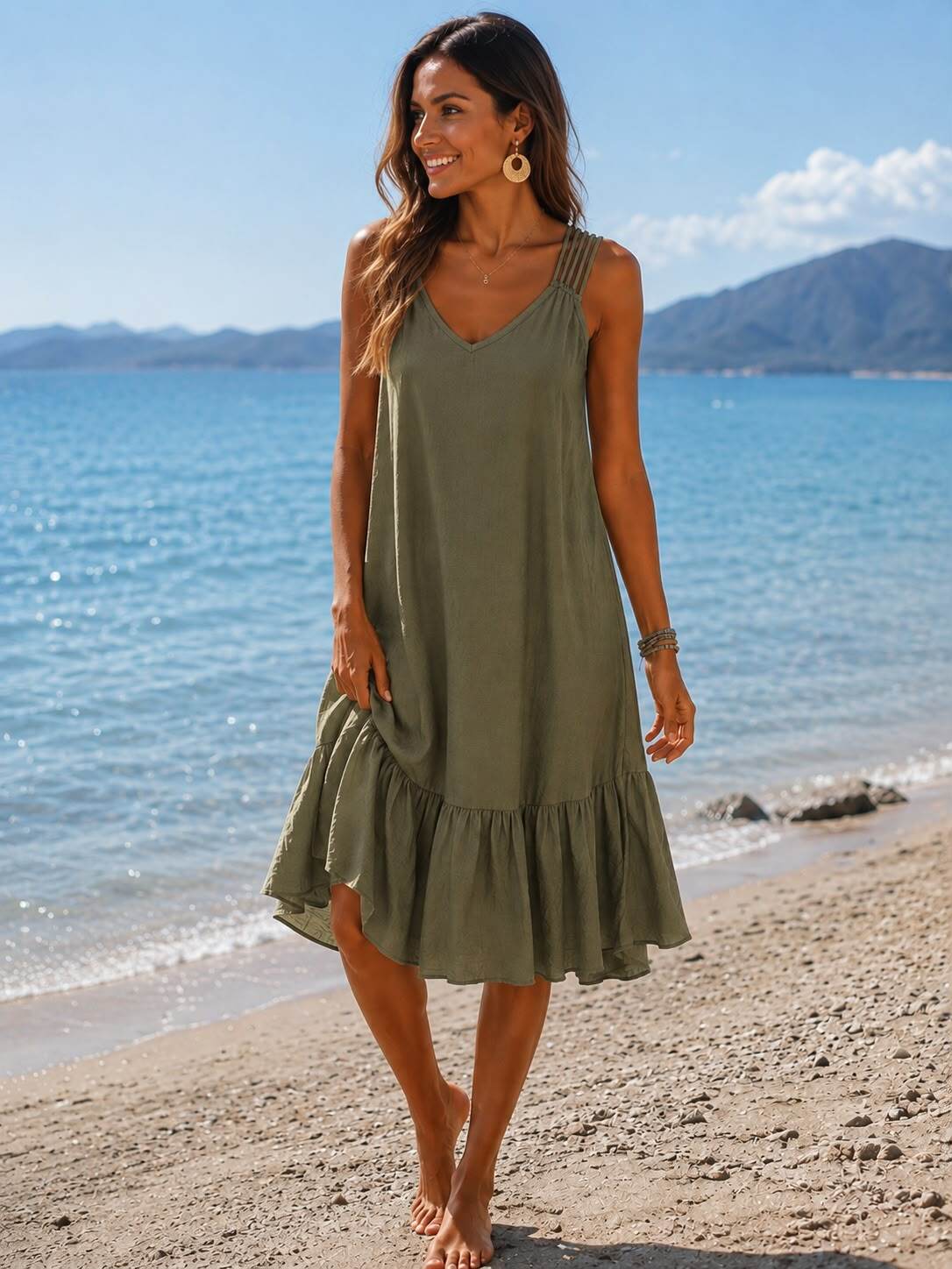 Wholesaler CAMILLIA - LACE BACK DRESS