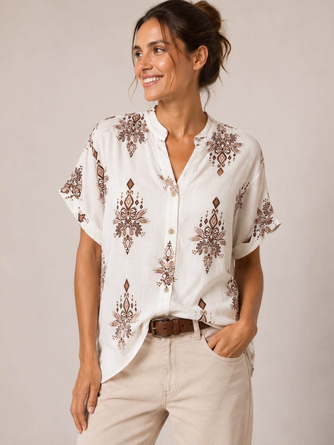 Grossiste CAMILLIA - CHEMISE A MOTIF