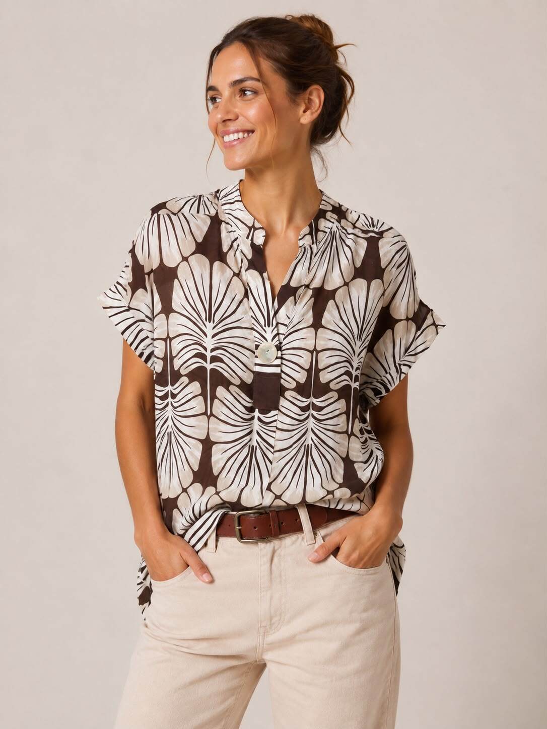 Grossiste CAMILLIA - TOP A MOTIF