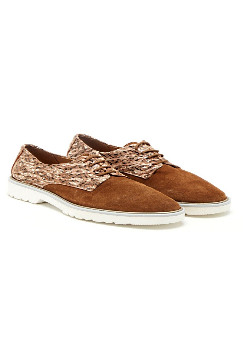 Grossiste CARLA SAMUEL - Derby cuir nubuck