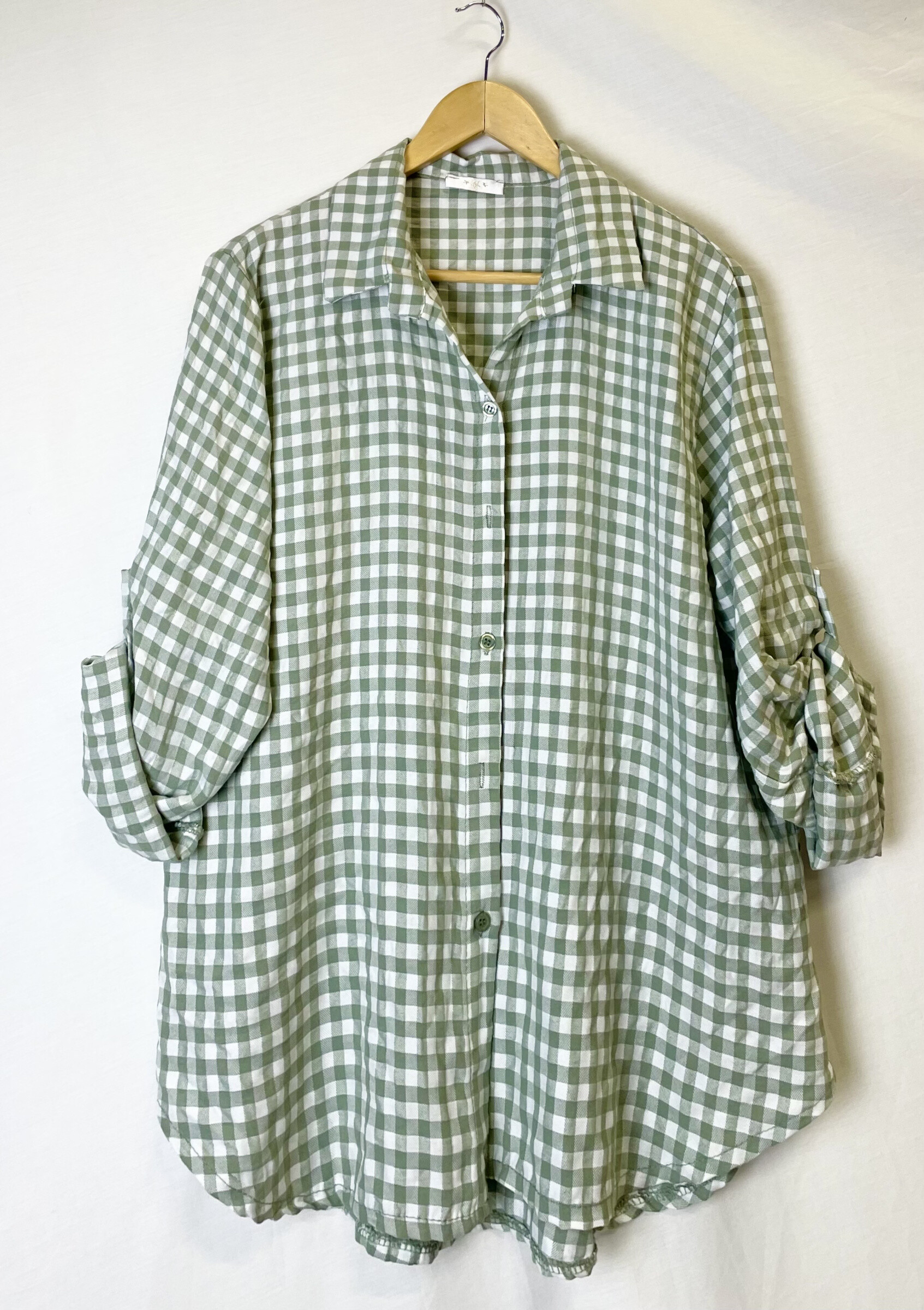 Wholesaler Catherine Style - Checked cotton blouse