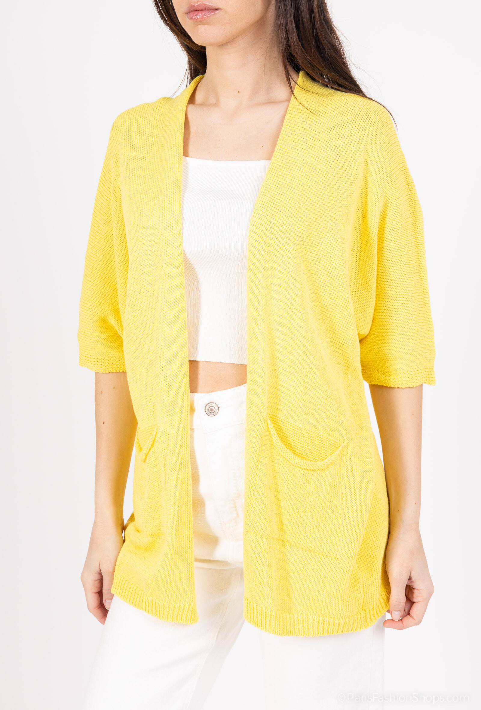 Grossiste Catherine Style - Gilet à maille à poche