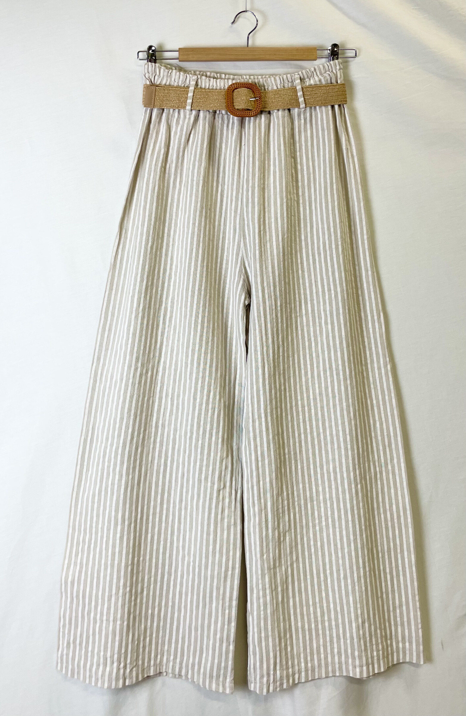 Grossista Catherine Style - Pantaloni cottonici stampati cellula su una cintura