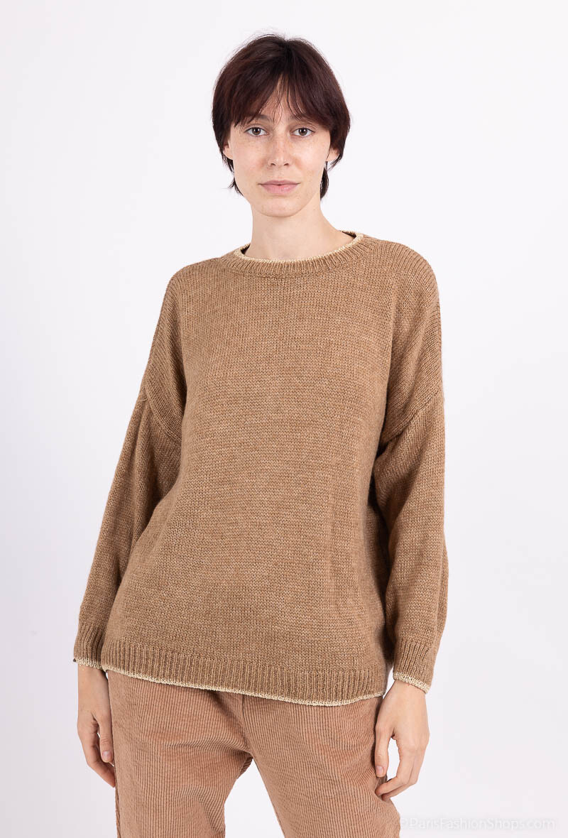 Grossiste Catherine Style - Pulls à maille à détail dorées