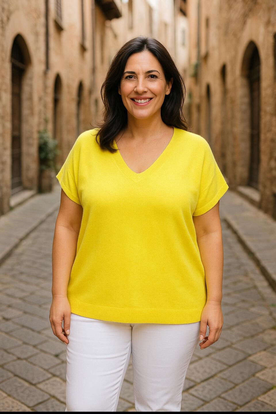 Grossista Catherine Style - Maglioni in maglia misto alpaca larghi e leggeri